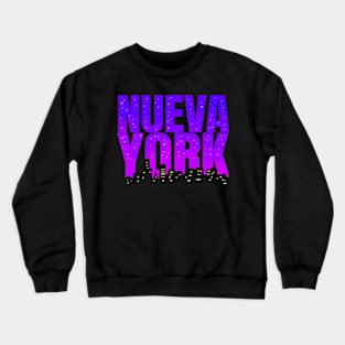 New York skyline at night Nueva York Crewneck Sweatshirt